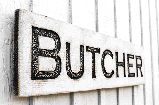 Butcher Sign