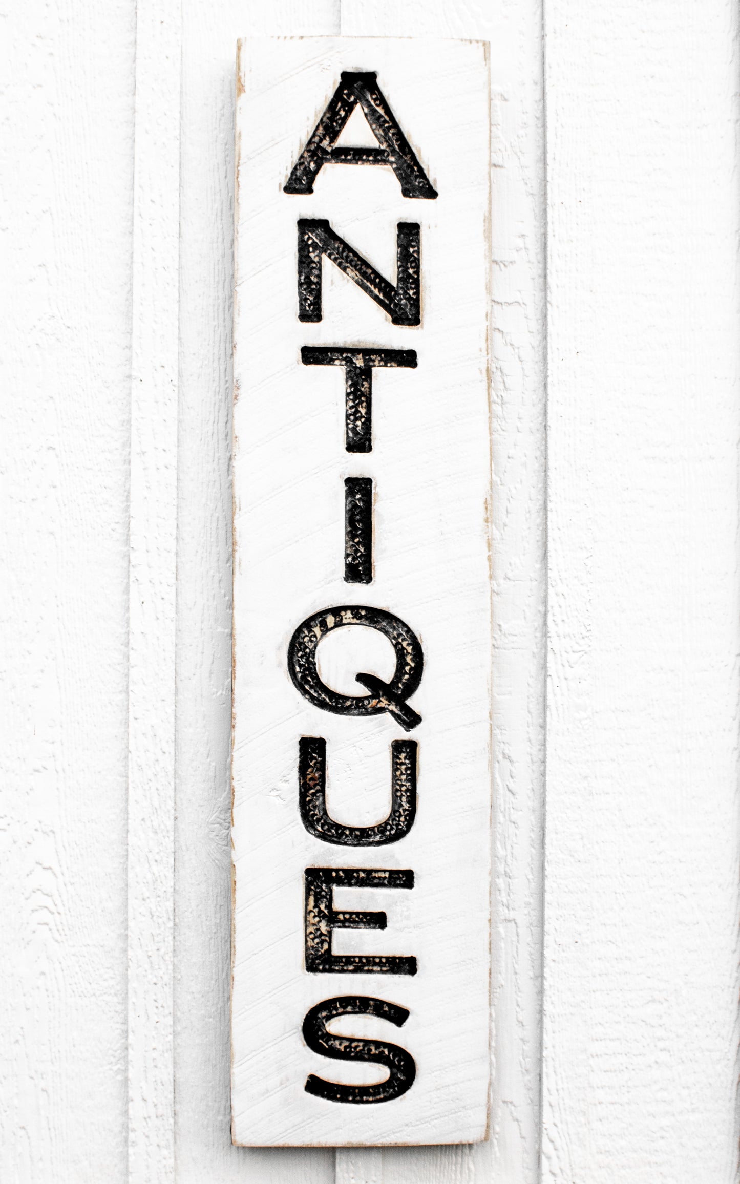 Antiques Sign - Vertical