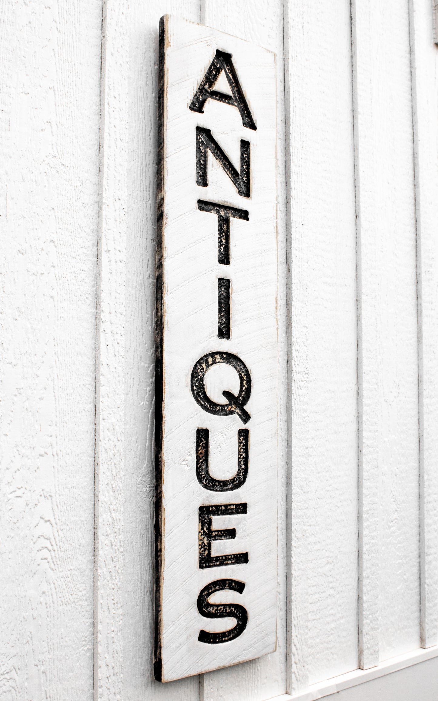 Antiques Sign - Vertical