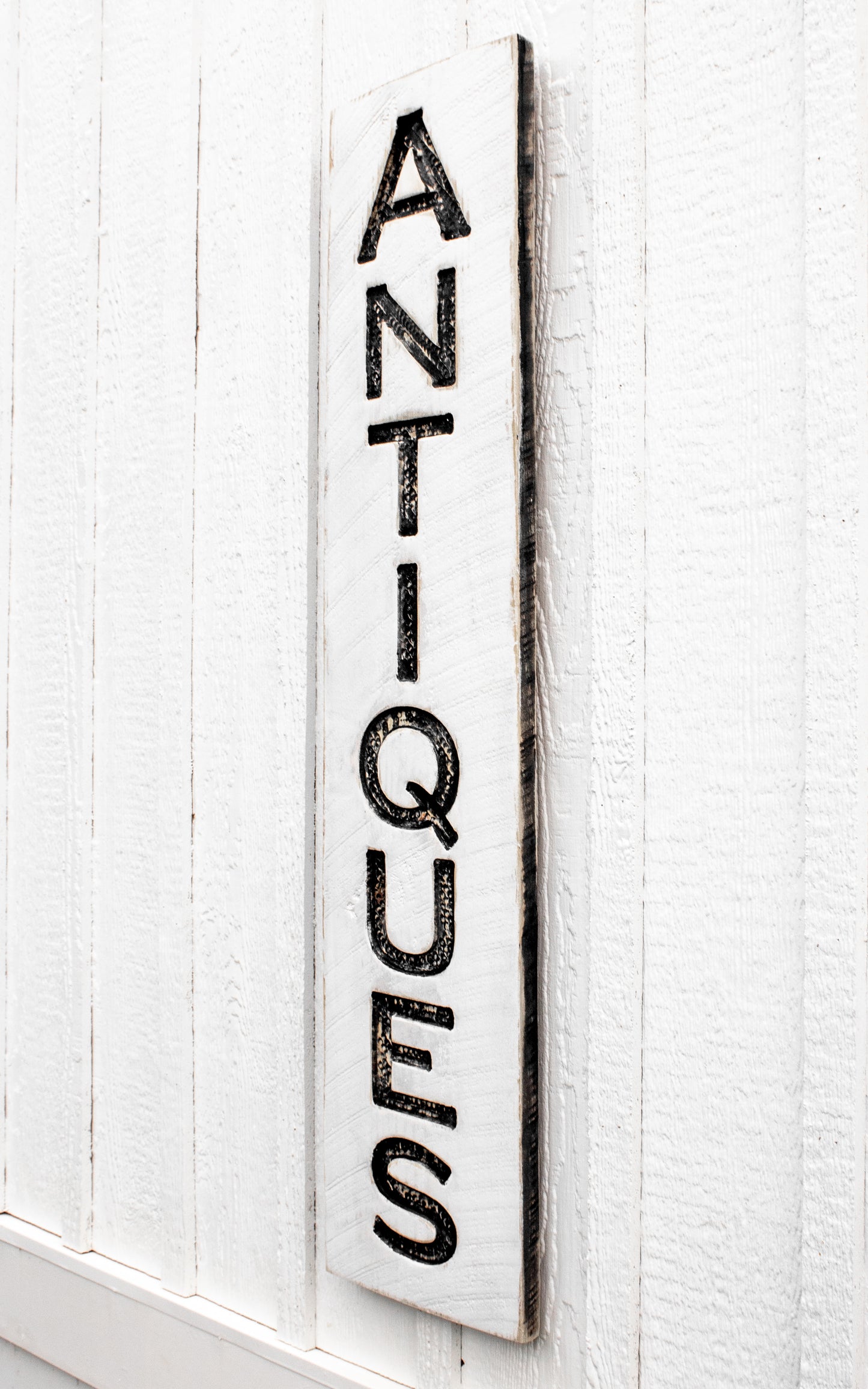 Antiques Sign - Vertical