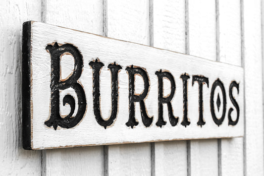 Burritos Sign