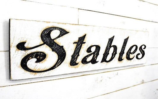 Stables Sign