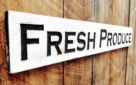 Fresh Produce Sign