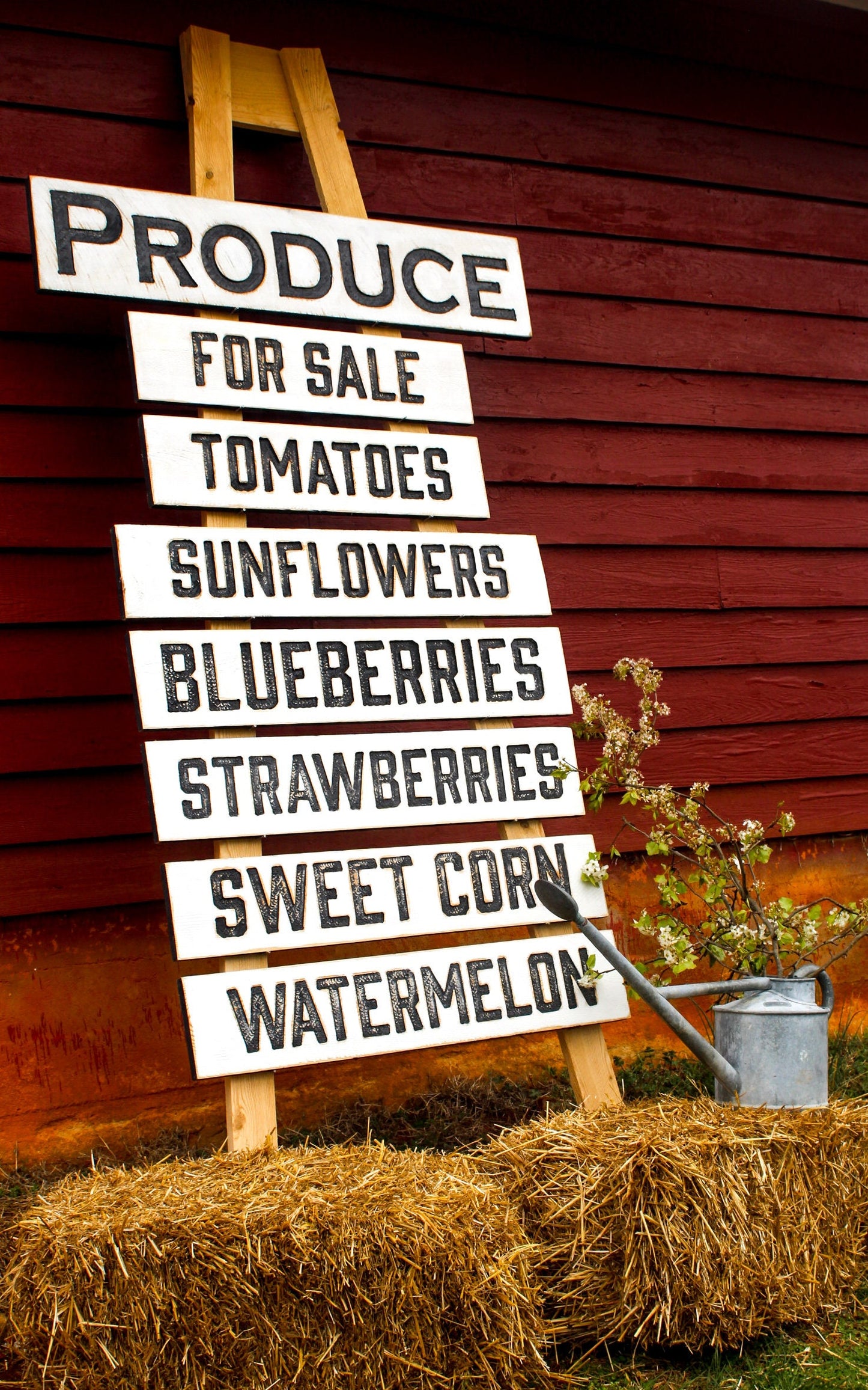 Blueberries Sign