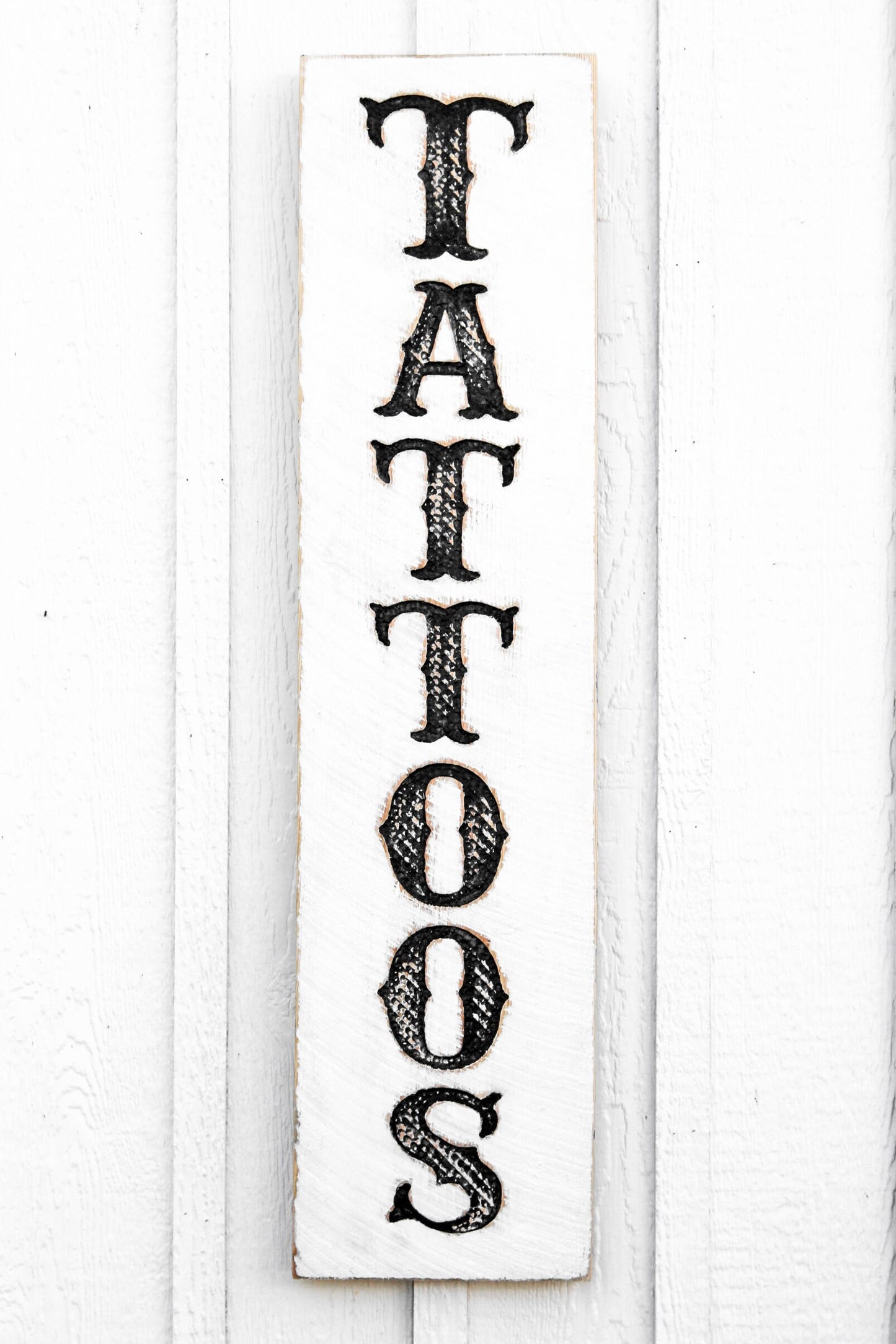 Tattoos Sign - Vertical