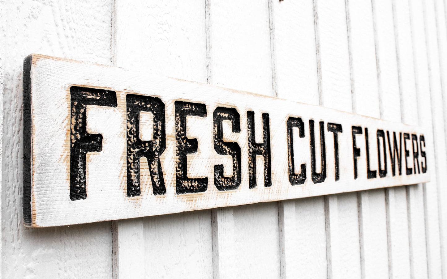 Fresh Cut Flowers Sign