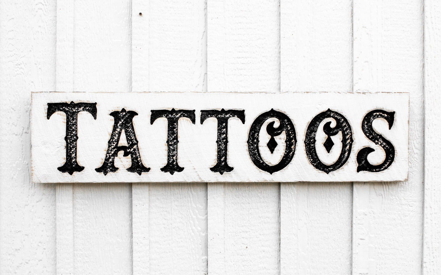 Tattoos Sign - Horizontal