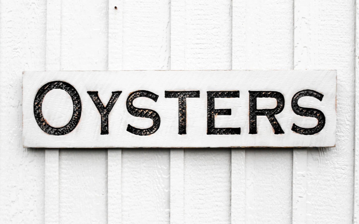 Oysters Sign - Horizontal