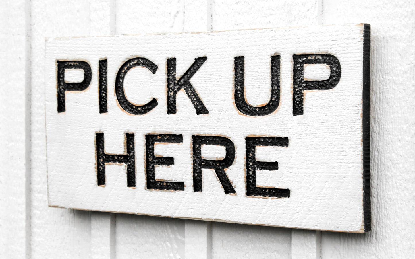 Pick Up Here Sign