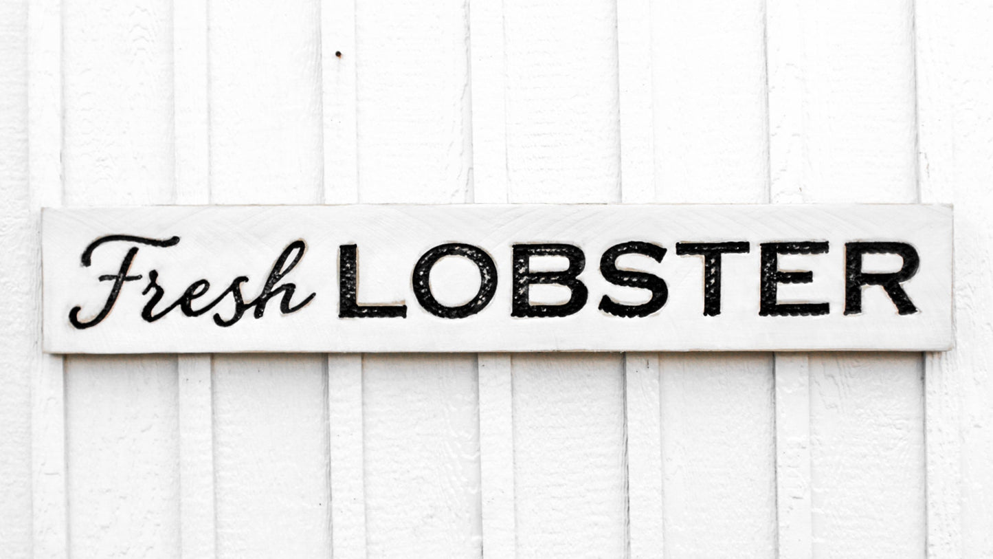 Fresh Lobster Sign