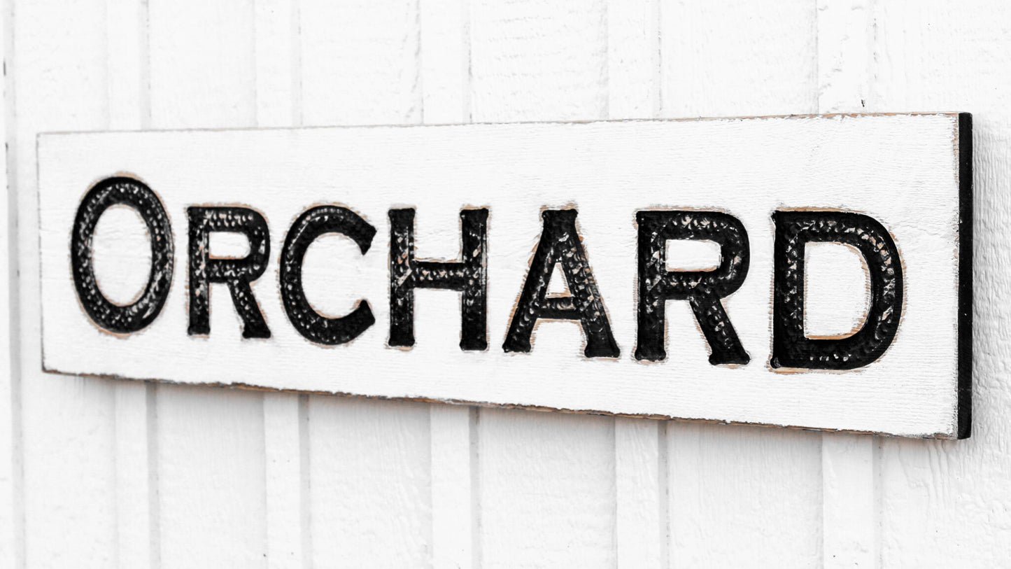 Orchard Sign