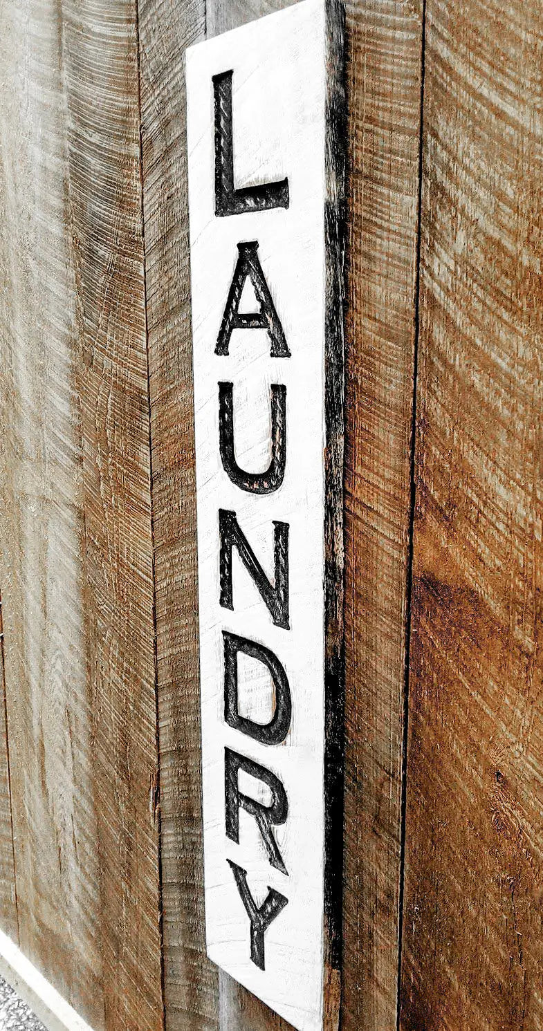 Laundry Sign - Vertical