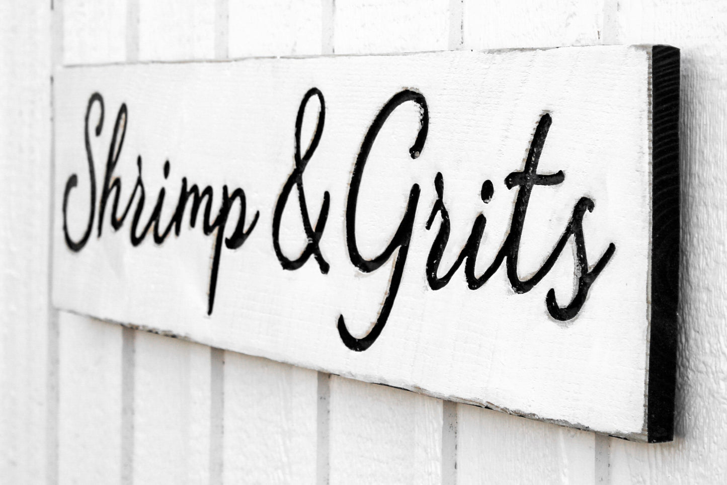 Shrimp & Grits Sign