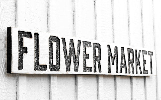 Flower Market Sign