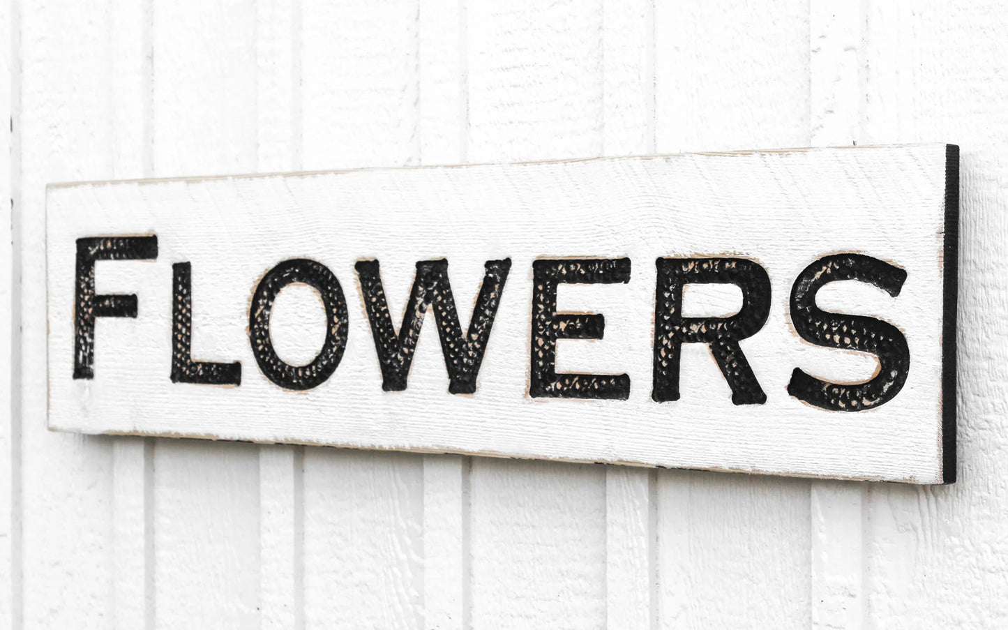 Flowers Sign - Horizontal