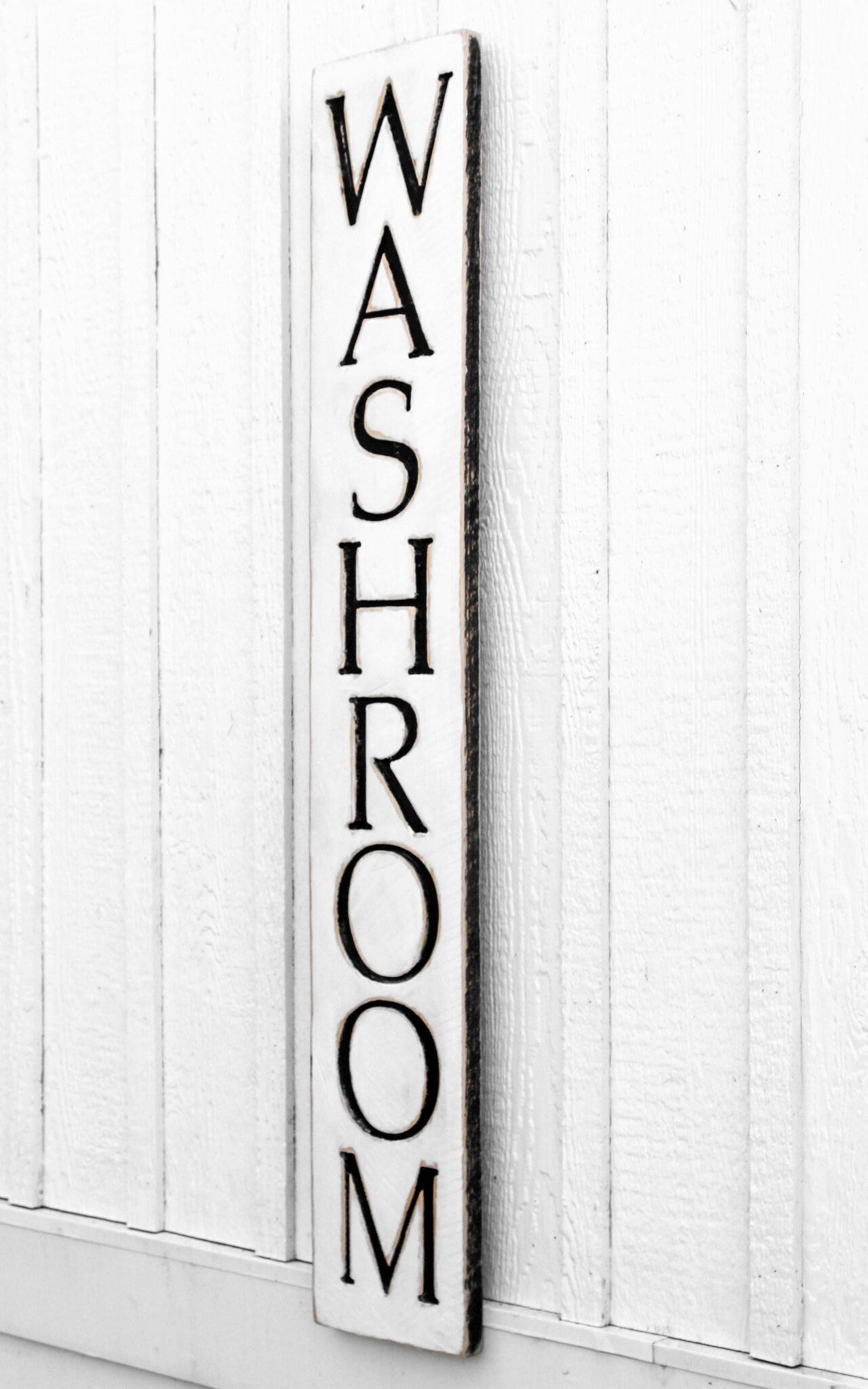 Washroom Sign - Vertical