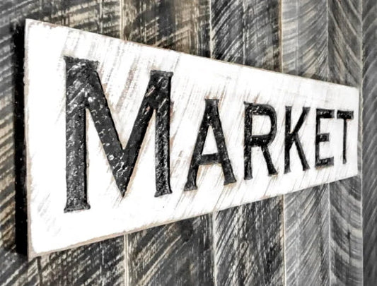 Market Sign - Horizontal