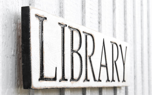 Library Sign