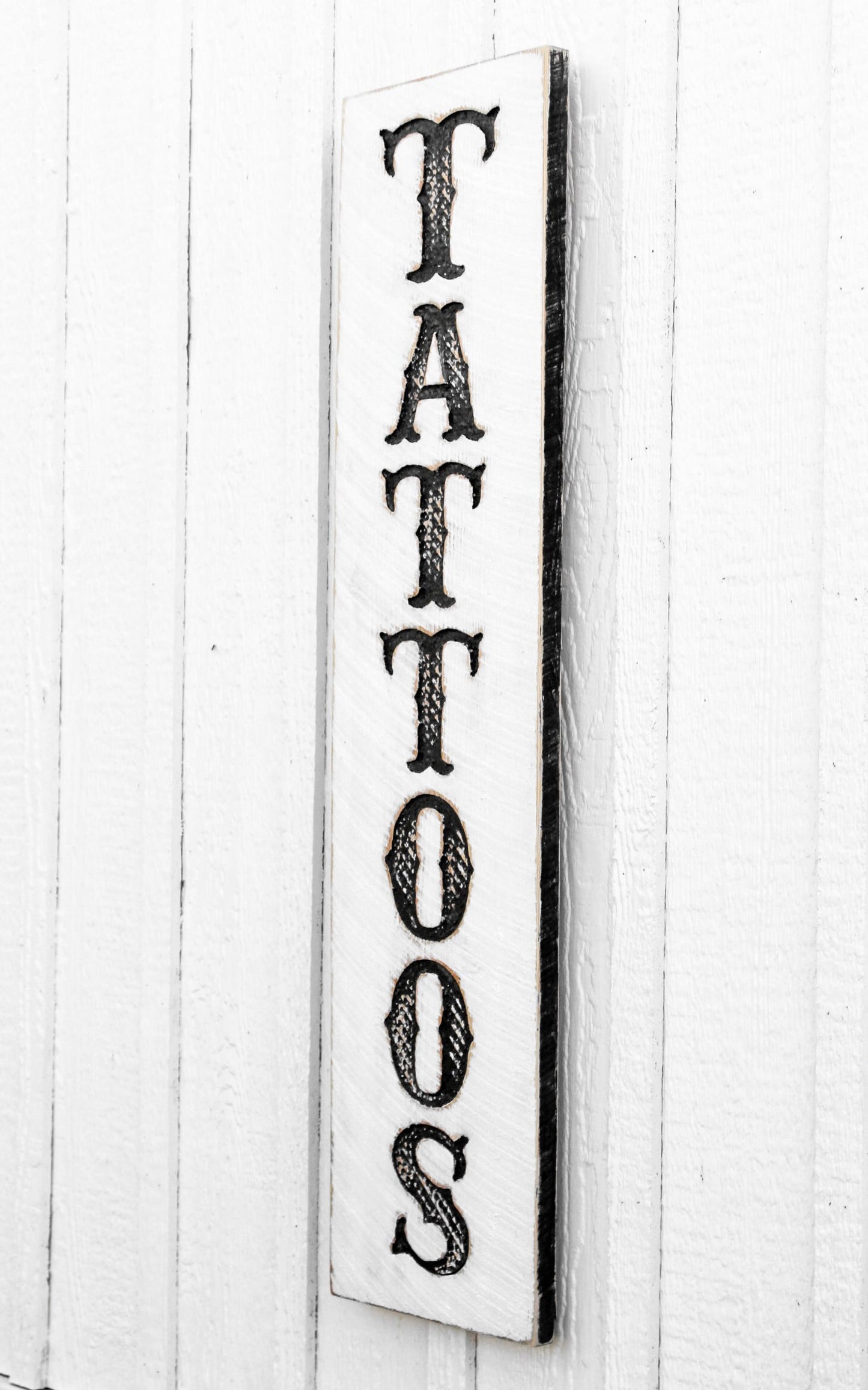 Tattoos Sign - Vertical