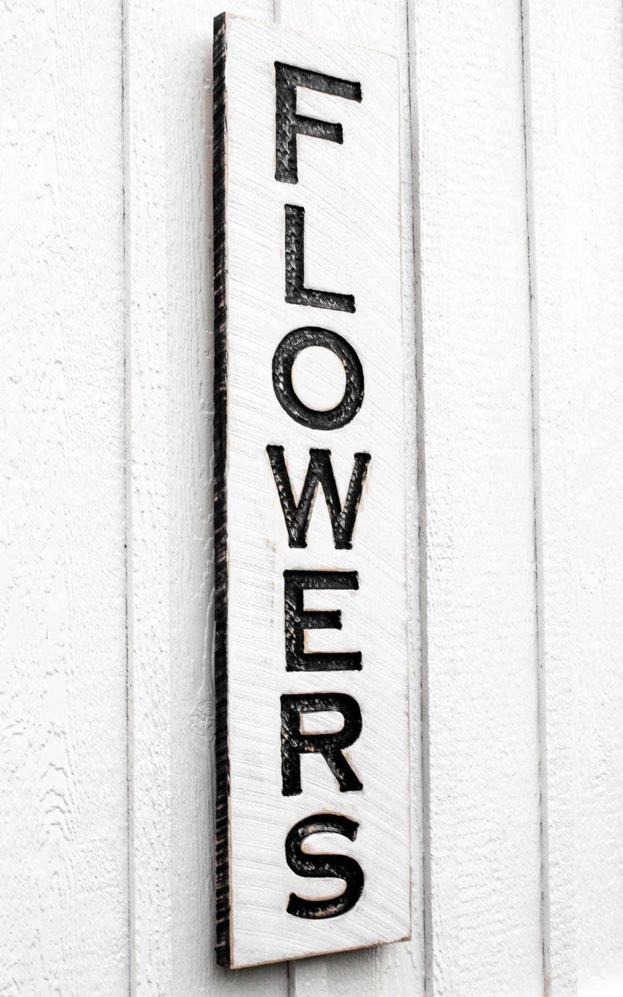 Flowers Sign - Vertical