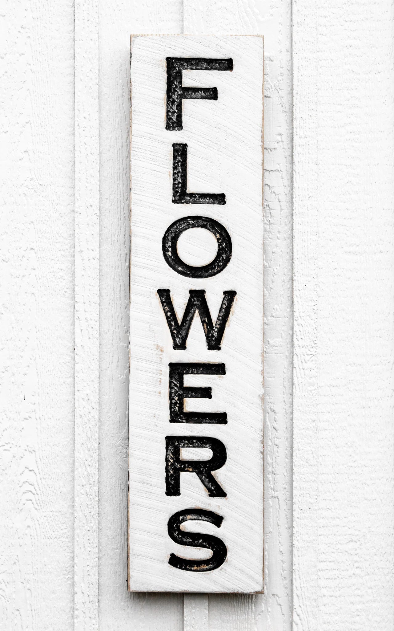 Flowers Sign - Vertical