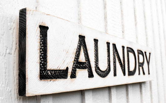 Laundry Sign - Horizontal