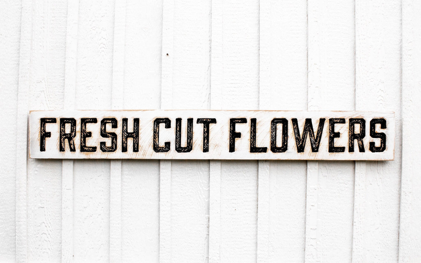 Fresh Cut Flowers Sign