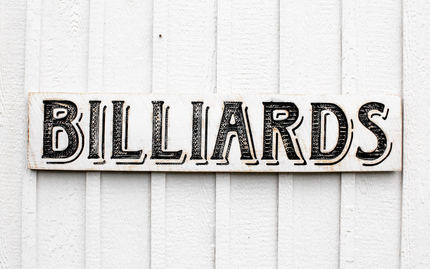 Billiards Sign