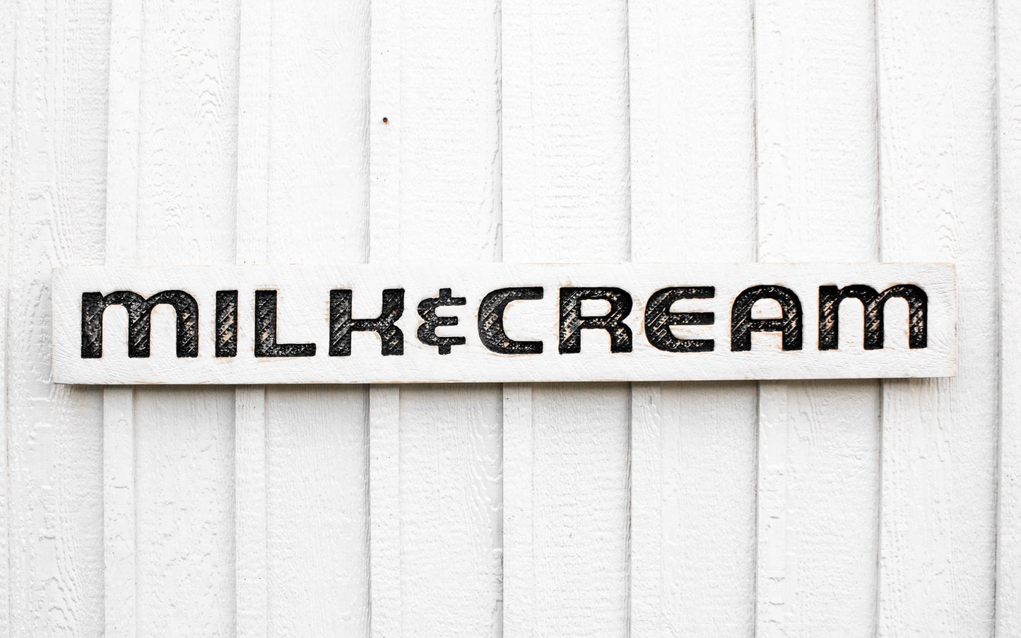 Milk & Cream Sign