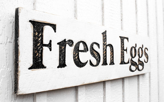 Fresh Eggs Sign