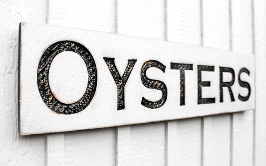 Oysters Sign - Horizontal