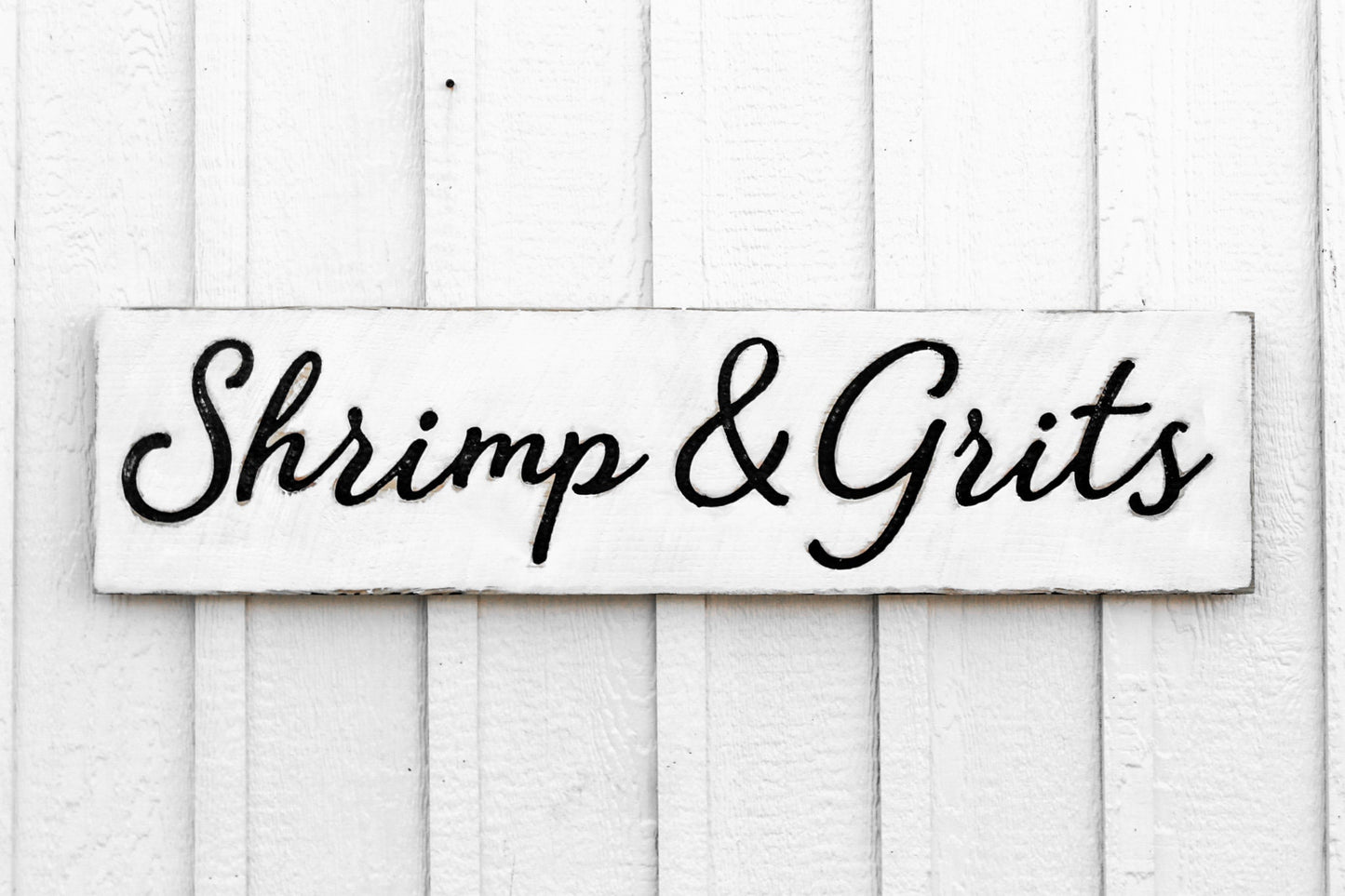 Shrimp & Grits Sign