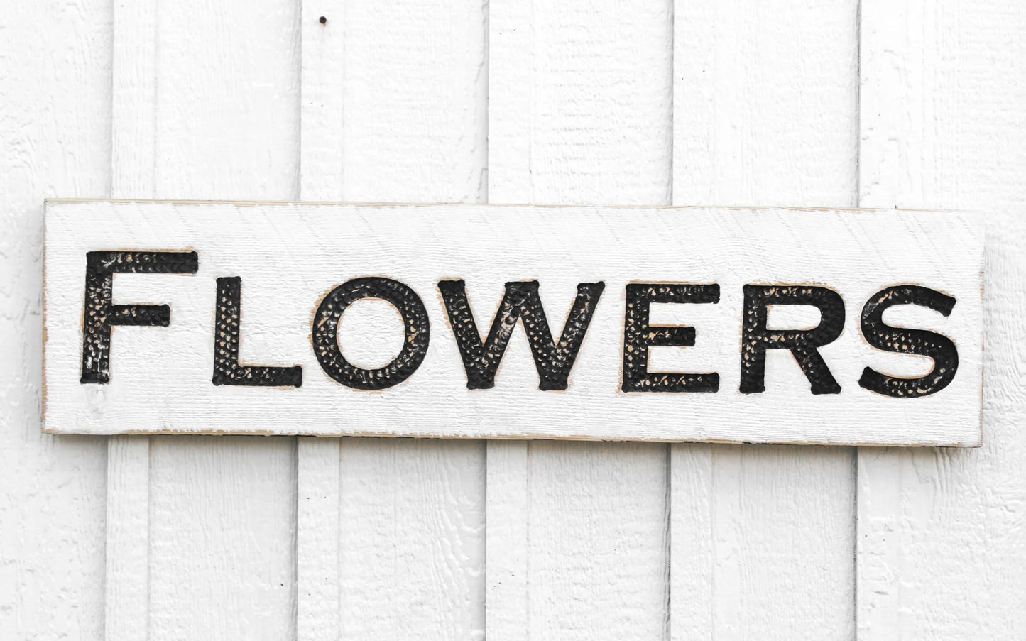 Flowers Sign - Horizontal