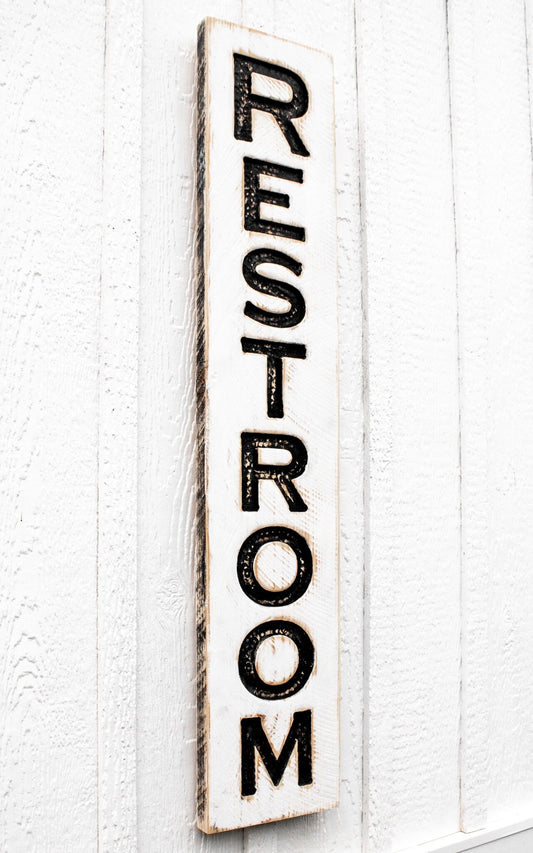 Restroom Sign - Vertical