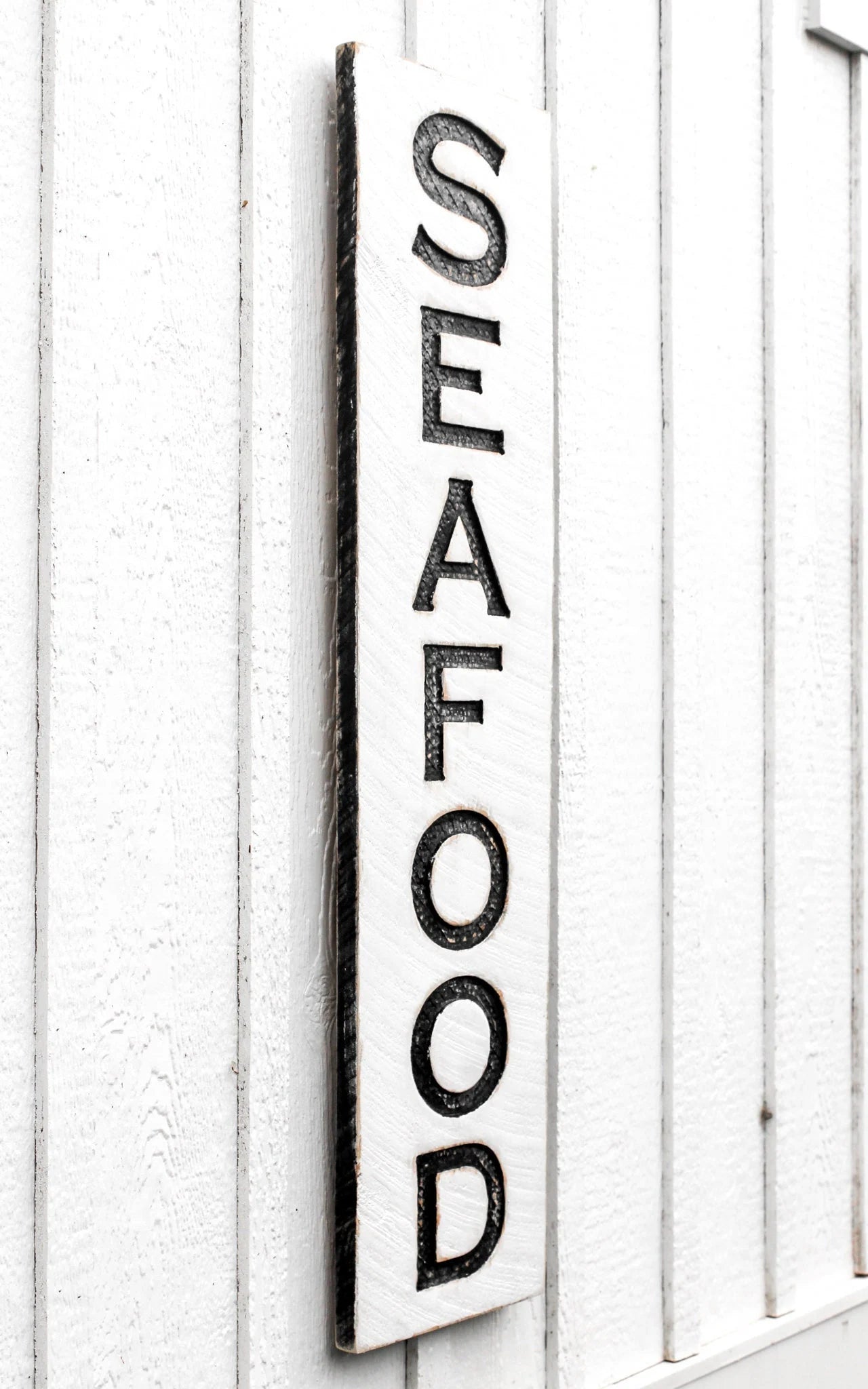 Seafood Sign - Vertical