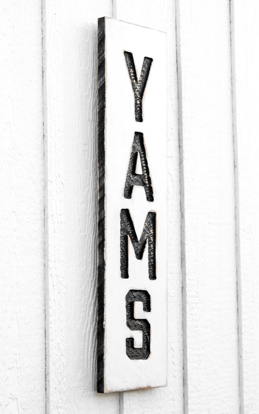 Yams Sign