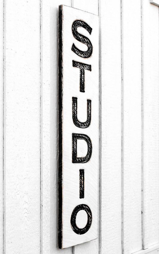 Studio Sign - Vertical