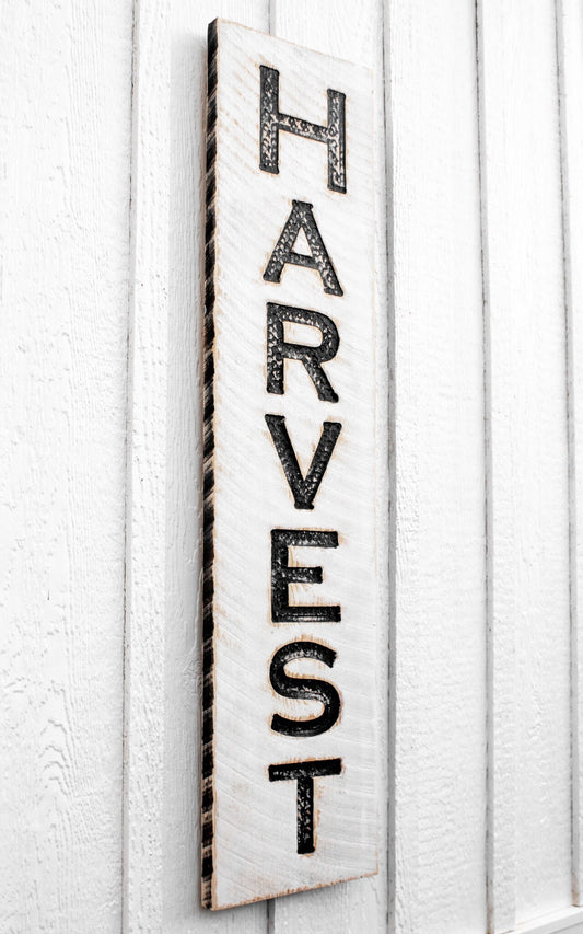 Harvest Sign - Vertical