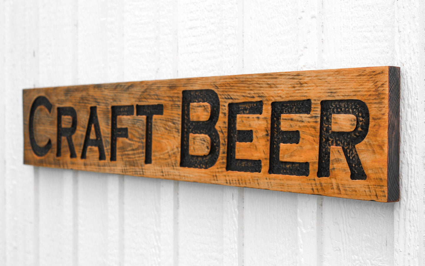 Craft Beer Sign - Stained