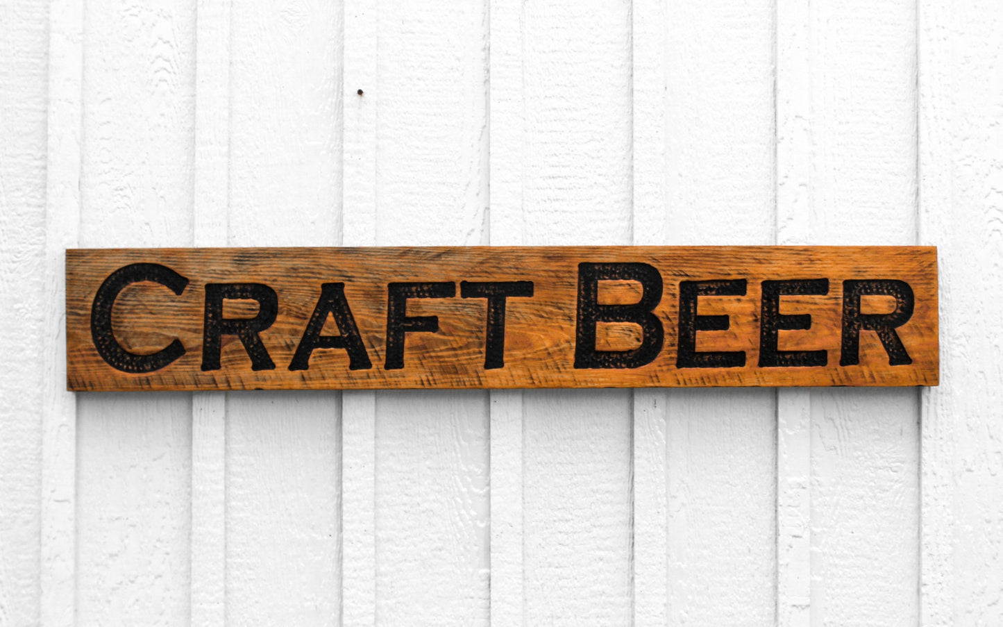 Craft Beer Sign - Stained