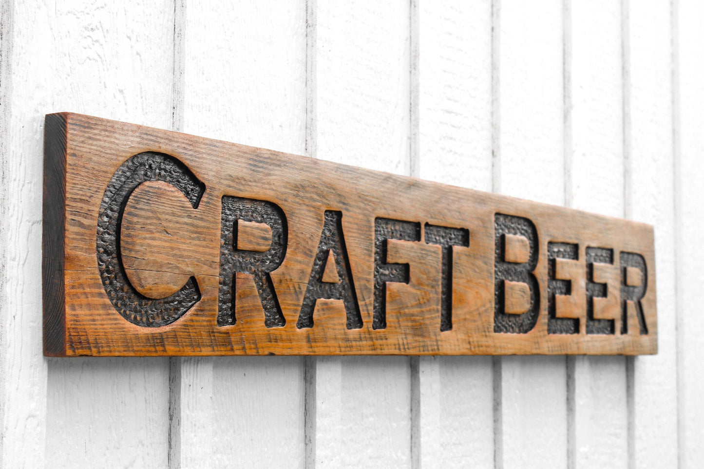 Craft Beer Sign - Stained