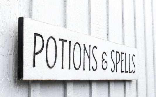 Potions & Spells Sign