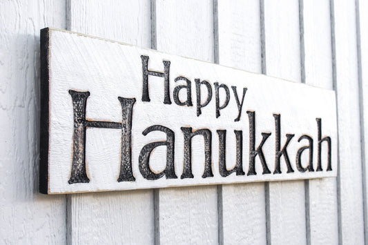 Happy Hanukkah Sign