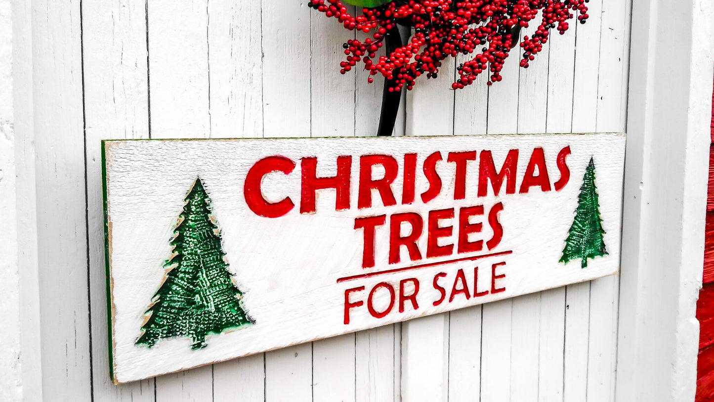 Christmas Trees for Sale Sign