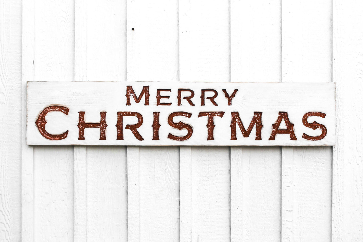 Merry Christmas Sign - Horizontal