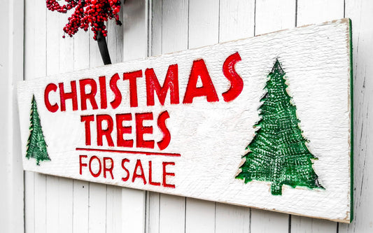 Christmas Trees for Sale Sign