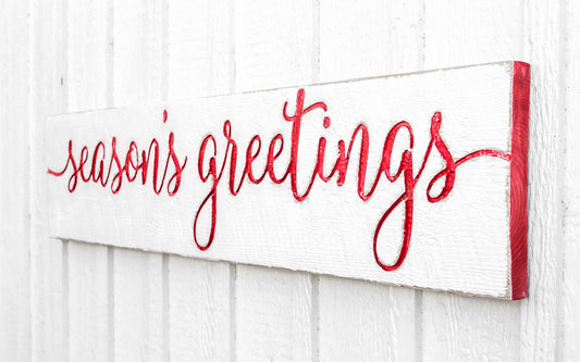 Season's Greetings Sign